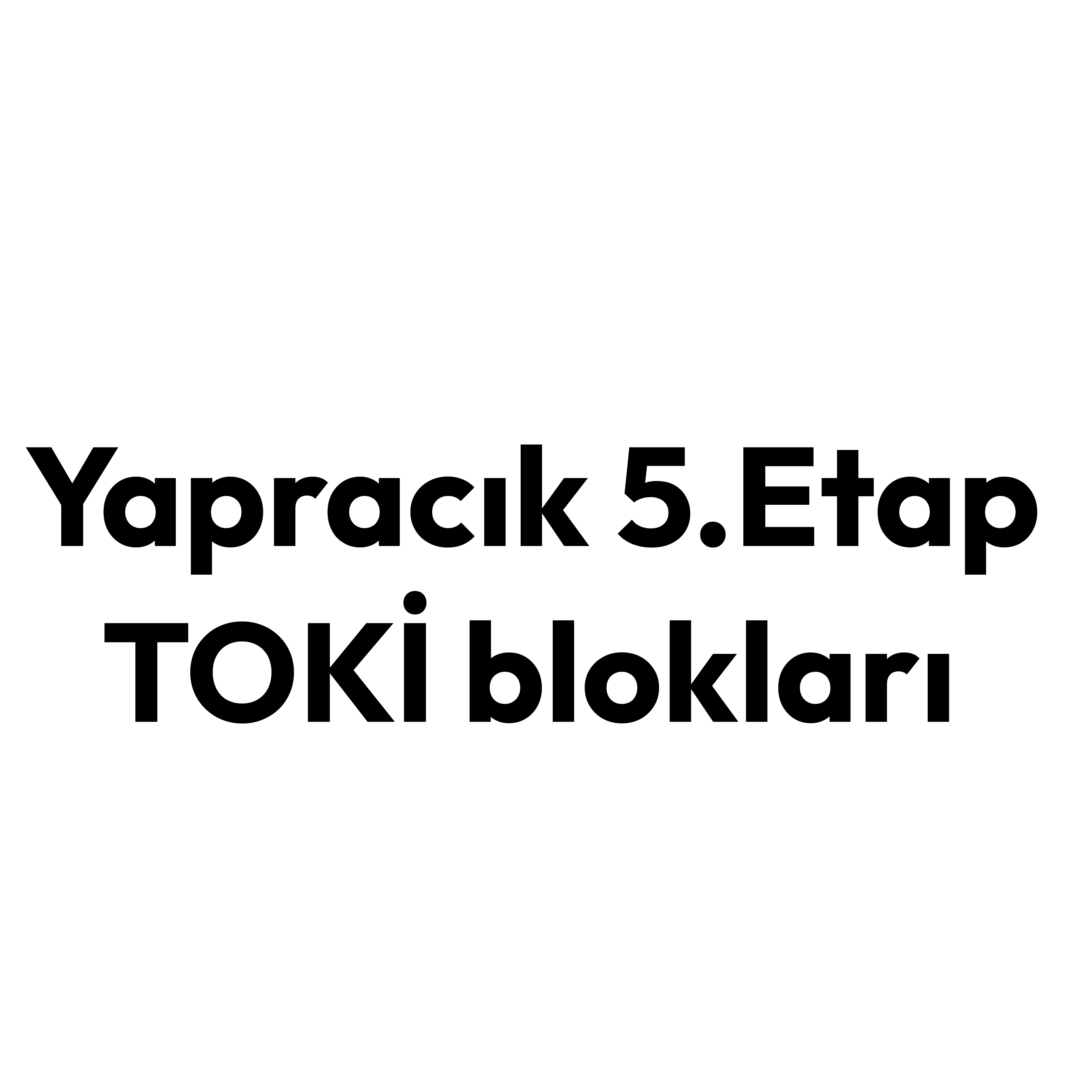 Yapracık 5.Etap Toki Blokları